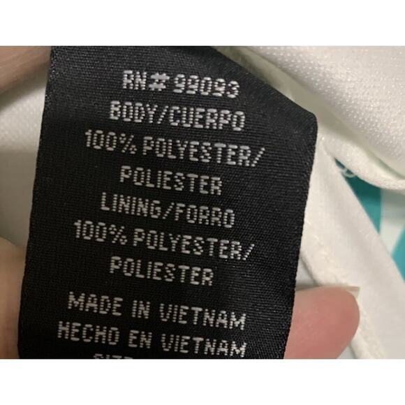 Dana Kay Lightweight Flowy Career Tunic Top Blouse Sz 16 Blue & Green Pleated - Picture 7 of 8